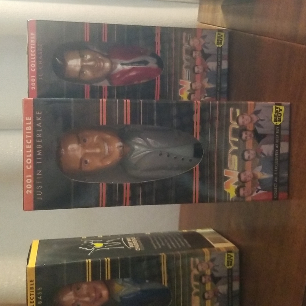 Mint condition Best Buy Exclusive Nsync Bobble Heads - Picture 5 of 7